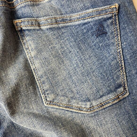 DL1961 Lara Instasculpt Jeans Crop Flare In Davidson Frayed Hem Womens Sz 26 - Picture 7 of 13